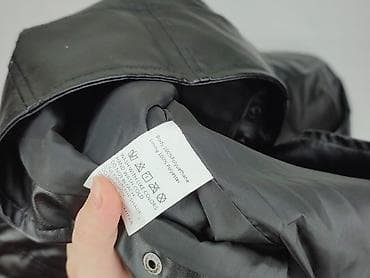 leather jacket: Męska kurtka skórzana, rozmiar L — 4