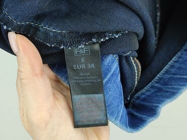 legginsy z futerkiem primark: F&F, Jeansy damskie, rozmiar XS — 4