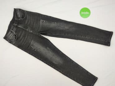 czarne jeansy z dziurami: Jeansy damskie, rozmiar S — 2