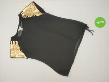 złota bluzka cekinowa: Bluzka damska, rozmiar M — 2