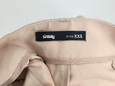 cropp cargo: Sinsay, Spodnie materiałowe damskie, rozmiar 2XS — 4