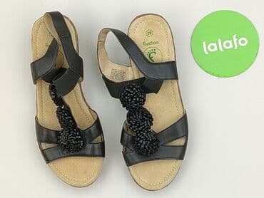 crocs czarne ccc: Sandały damskie, 39 — 3