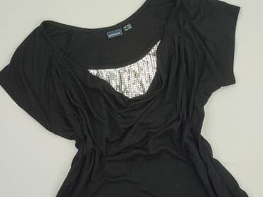 czarne bluzki z krótkim rękawem allegro: Esmara, Women's blouse, size 2XL (EU 44) — 1