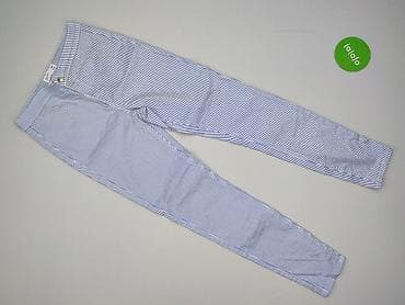 spodnie jeans drill: Sinsay, Spodnie materiałowe damskie, rozmiar M — 2