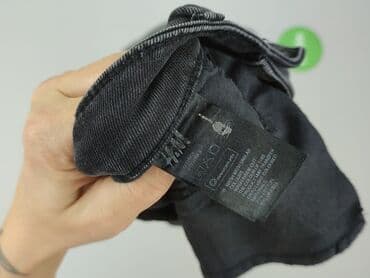 szorty z wysokim stanem czarne: H&M, Szorty damskie, rozmiar M — 5