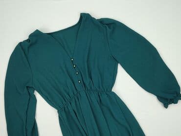 sukienki butelkowa zieleń długa: Sukienka damska, rozmiar S — 1