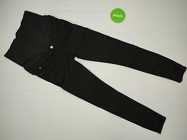 czarne jeansy pull: River Island, Jeansy damskie, rozmiar M — 2