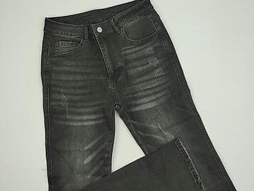 patchworkowe spodnie: Jeansy damskie, rozmiar L — 1