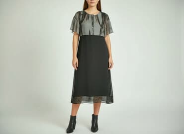 zara sukienka bufiaste rękawy: Sukienka damska, rozmiar S — 5