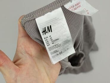 czarne t shirty i marynarka: H&M, T-shirt damski, rozmiar M — 4