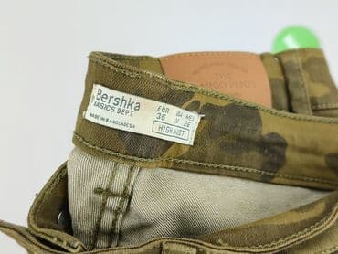 białe cargo bershka: Bershka, Spodnie cargo damskie, rozmiar S — 4