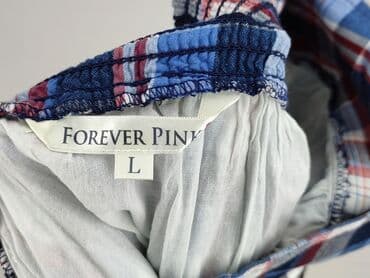 niebieska spódnice plisowane: Pink, Spódnica damska, L — 4