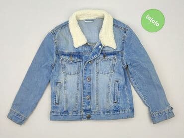 koszulka reprezentacji danii: Dziecięca kurtka jeansowa, 8 lat, 122-128 cm, stan - Idealny — 2