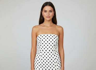 czerwone sukienki w groszki: PrettyLittleThing, Sukienka damska, rozmiar L — 7