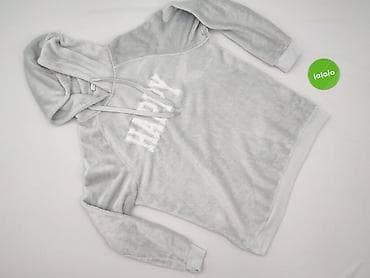 kremowe dresy: Bluza z kapturem damska, rozmiar M — 2