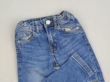mohito spodnie cargo: Spodnie jeansowe, Sinsay, 3-4 lat, 104, stan - Idealny — 1