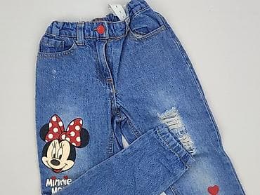 bluzki marvel: Spodnie jeansowe, Disney, 5-6 lat, 116, stan - Bardzo dobry — 1