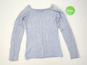 srebrne sukienki na imprezę: Harmony, Sweter damski, rozmiar L — 3