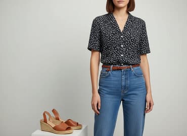 granatowa bluza: Bluzka damska, rozmiar L — 5