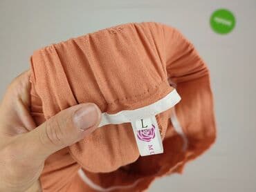 szerokie spodnie pepco: Spodnie 3/4 damskie, rozmiar L — 4