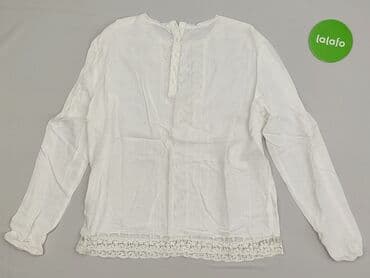 prześwitująca bluzka z długim rękawem: Bluzka damska, rozmiar M — 3