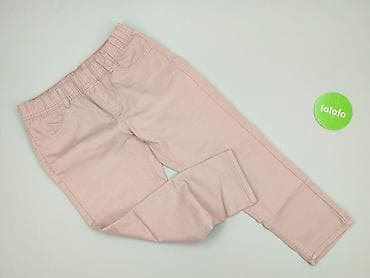 dzwony jeans: Różowe spodnie damskie typu jeggins/jeansy z elastycznym pasem. - — 2