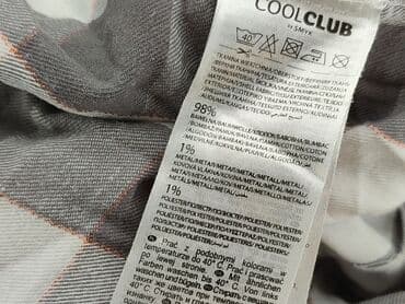 cropp koszulka oversize: Shirt 14 years, condition - Good, pattern - Cell, color - Grey — 5