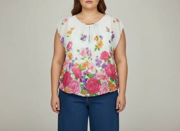 bluzki ludowe biale: Bluzka damska, rozmiar 5XL — 6