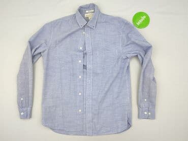 niebieska koszula męska h m: H&M L.O.G.G., Koszulа dla mężczyzn, S — 2