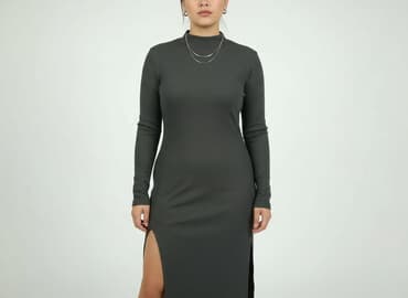 sukienka ogrodniczka czarna: Sukienka damska, rozmiar XL — 6