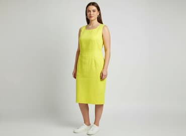 limonkowe sukienki: Sukienka damska, rozmiar 3XL — 1