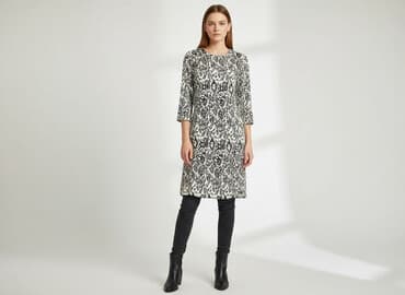 biale buty do czarnych rajstop: Sukienka damska, rozmiar S — 5