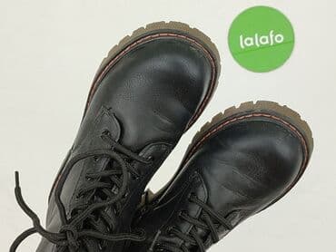 rajstopy czarne z wzorem: High boots 34, Used — 5