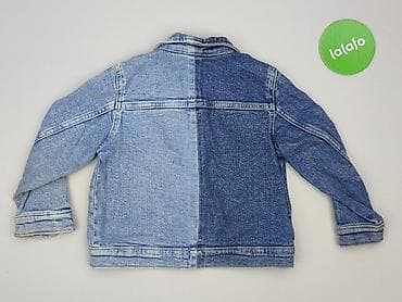 niebieski sweter hm: Dziecięca kurtka jeansowa, 4-5 lat, 104-110 cm, H&M, stan - Bardzo dobry — 3