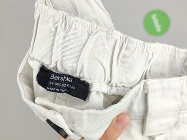 białe cargo bershka: Bershka, Spodnie materiałowe damskie, rozmiar XS — 4