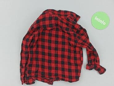 skarpety z psem: Shirt 5-6 years, condition - Very good, pattern - Cell, color - Red — 3
