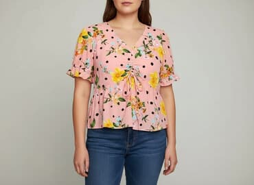 bluzka w kwiaty new yorker: Bluzka damska, rozmiar XL — 5