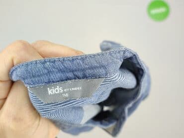 czapki pepe jeans: Shirt 5-6 years, condition - Very good, pattern - Monochromatic, color - Blue — 4