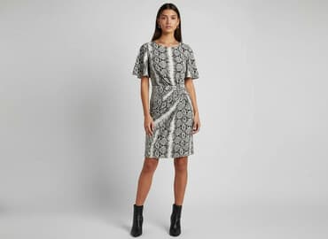 sukienka w panterkę, mohito: Boohoo, Sukienka damska, rozmiar S — 6