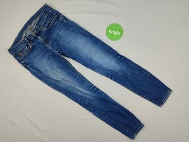 jeansy z asymetrycznym zapieciem: Jeansy damskie, rozmiar S — 2