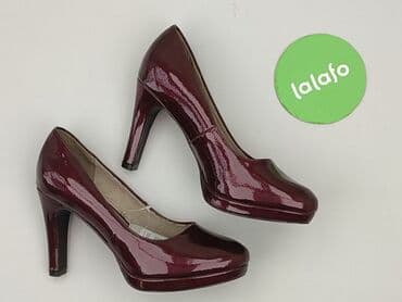 srebrne buty na słupku ccc: Półbuty damskie, rozmiar 39 — 2