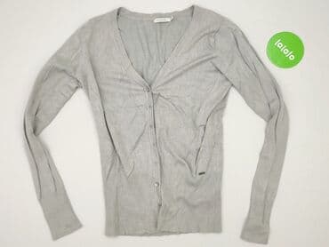 szara marynarka damska do sukienki: Kardigan damski, L — 3