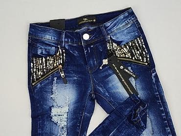 rzeczy emo: DENIM JEANS, Jeansy damskie, rozmiar 2XS — 1