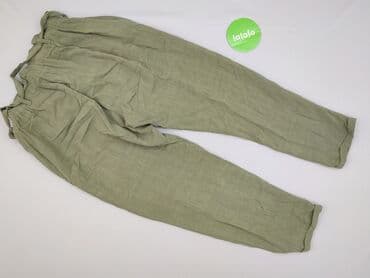 oliwkowe buty: Spodnie materiałowe damskie, rozmiar S — 3