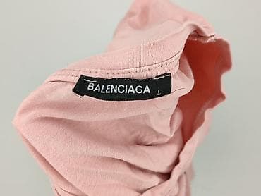 rozowy: Balenciaga, T-shirt damski, rozmiar L — 6