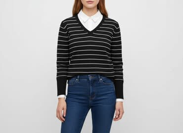 sweter w paski: Sweter damski, rozmiar L — 6