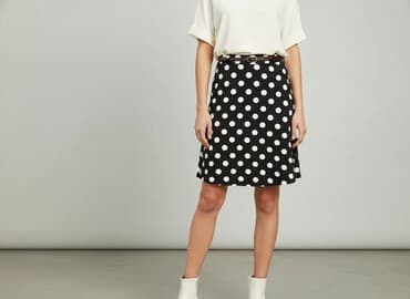 spódnice w groszki stradivarius: George, Spódnica damska, rozmiar L — 6