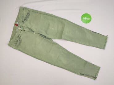 zielone jeansy: H&M Divided, Jeansy damskie, rozmiar L — 2
