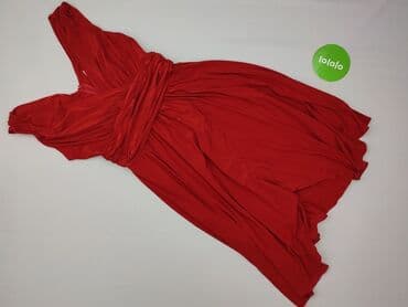 czerwona sukienki wieczorowa plus size: Sukienka damska, rozmiar M — 2