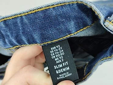 pull and bear shirts: Spodnie jeansowe, H&M, 1.5-2 lat, 92, stan - Bardzo dobry — 4